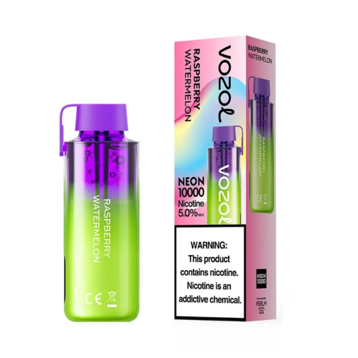 Vozol Neon 10000 Raspberry Watermelon